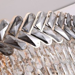 Kryształowa lampa wisząca Złota lampa sufitowa