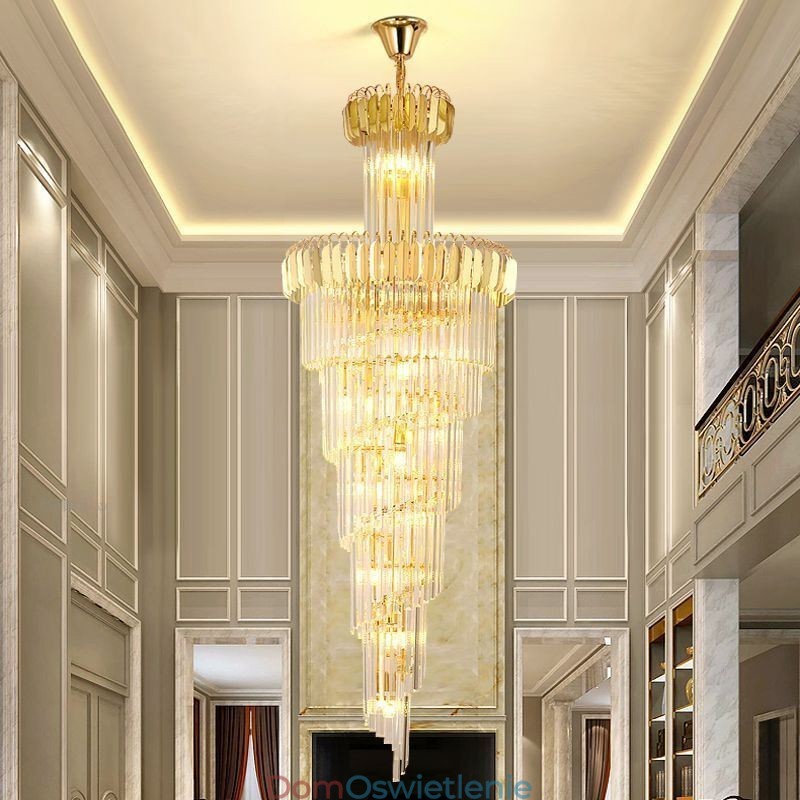 Lśniąca lampa wisząca Duża lampa sufitowa