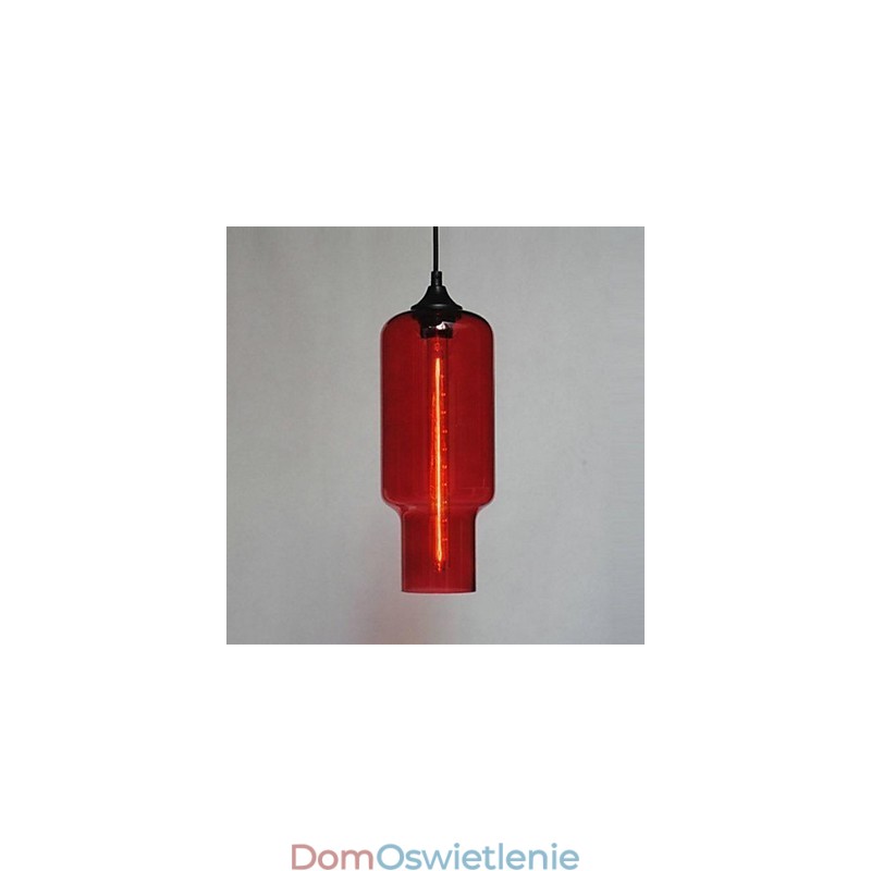 Nowoczesna szklana lampa wisząca w brązowym stylu Bubble