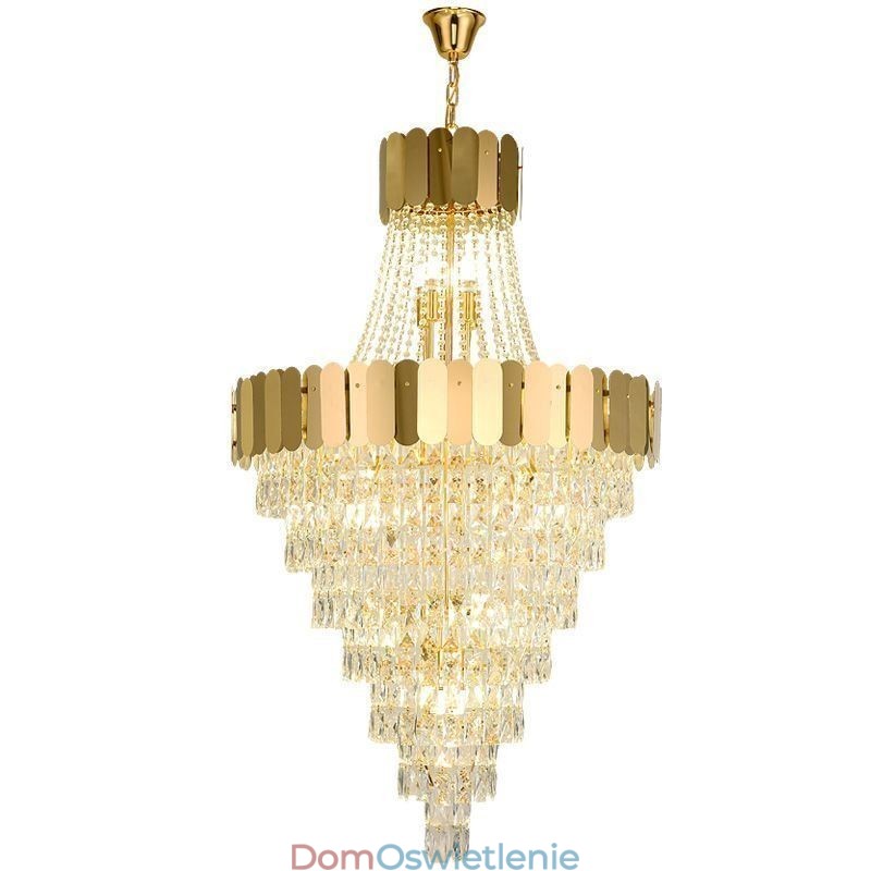 Europejska kryształowa lampa wisząca stożkowa lampa wisząca