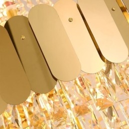 Europejska kryształowa lampa wisząca stożkowa lampa wisząca