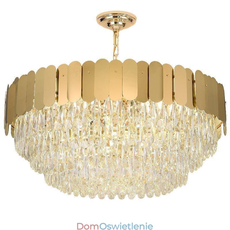Nowoczesna lampa wisząca Kryształowa okrągła lampa wisząca sufitowa