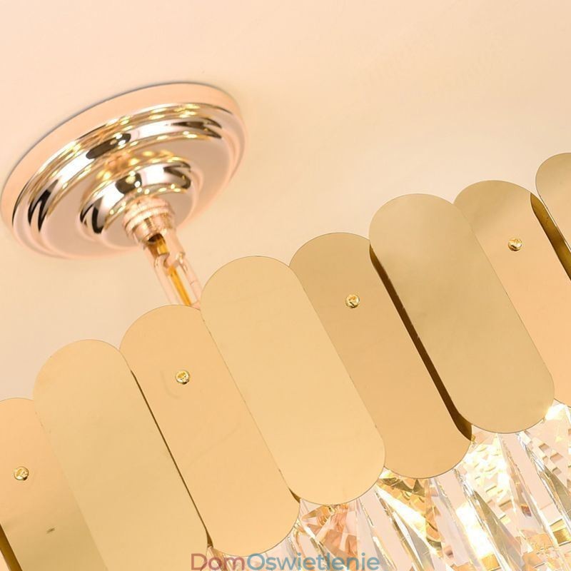 Nowoczesna lampa wisząca Kryształowa okrągła lampa wisząca sufitowa