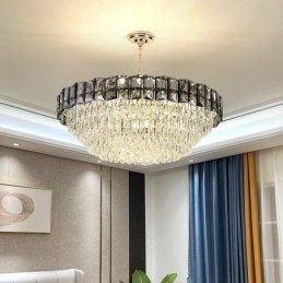 Kryształowa lampa wisząca, nowoczesne lampy sufitowe