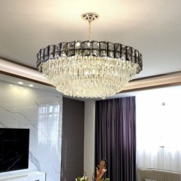 Kryształowa lampa wisząca, nowoczesne lampy sufitowe