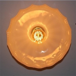 Imitacja szkła jadeitowego Retro 1 Head Lotus sufitowa lampa