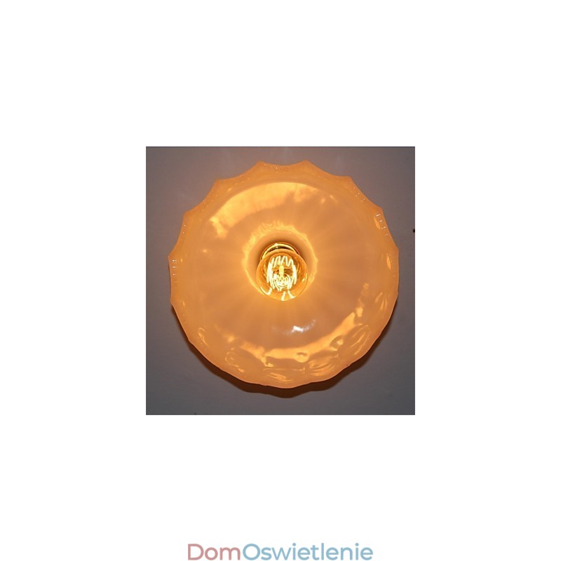 Imitacja szkła jadeitowego Retro 1 Head Lotus sufitowa lampa