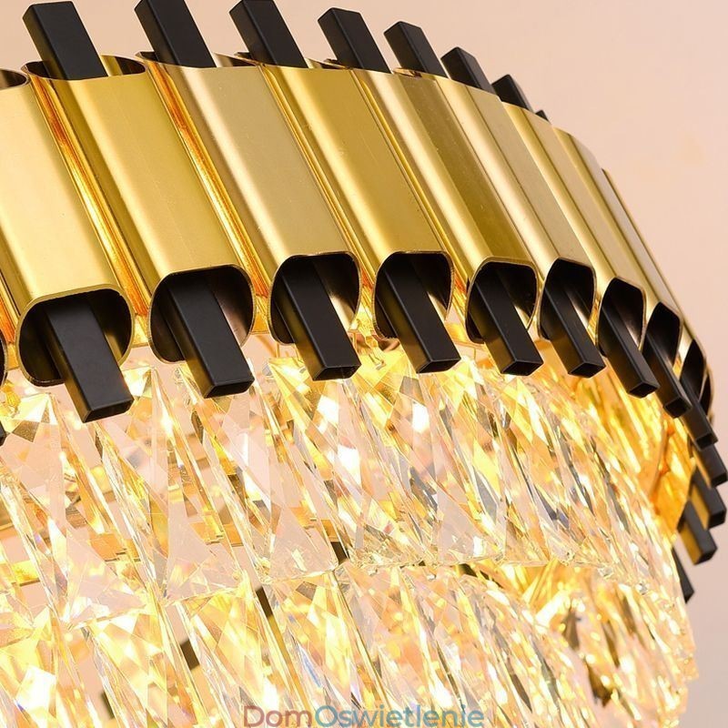 Nowoczesna kryształowa lampa wisząca sufitowa