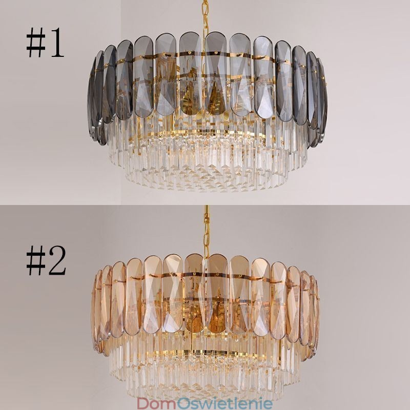Nowoczesna lampa wisząca kryształowa K9, lampa sufitowa