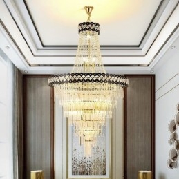 Luksusowa lampa wisząca kryształowa lampa sufitowa