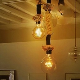 Żyrandol Mini Styl Tradycyjny Klasyczny Szklany Wiszący Lampa