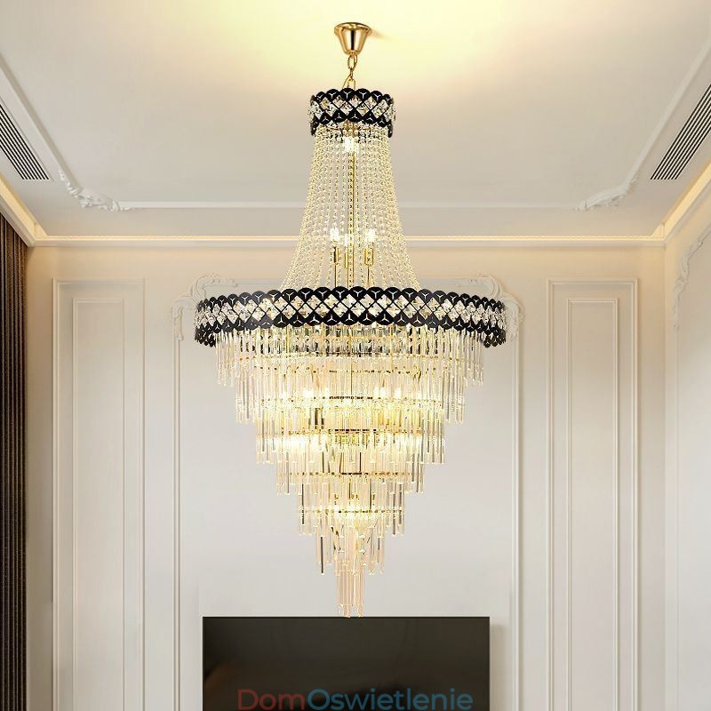 Luksusowa lampa wisząca kryształowa lampa sufitowa