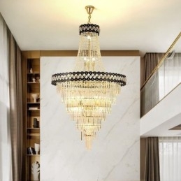 Luksusowa lampa wisząca kryształowa lampa sufitowa