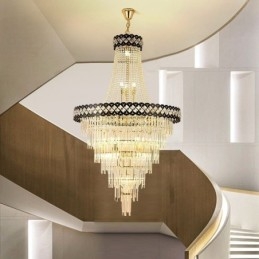 Luksusowa lampa wisząca kryształowa lampa sufitowa