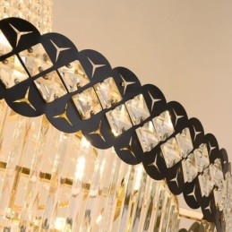Luksusowa lampa wisząca kryształowa lampa sufitowa