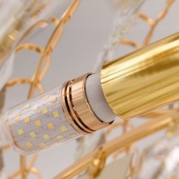 Luksusowa lampa wisząca kryształowa lampa sufitowa