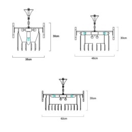 Piękna lampa wisząca K9 Crystal Ceiling Light