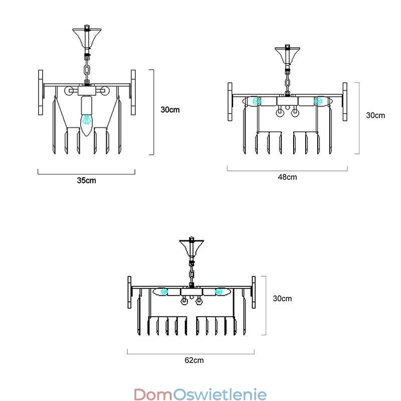 Piękna lampa wisząca K9 Crystal Ceiling Light