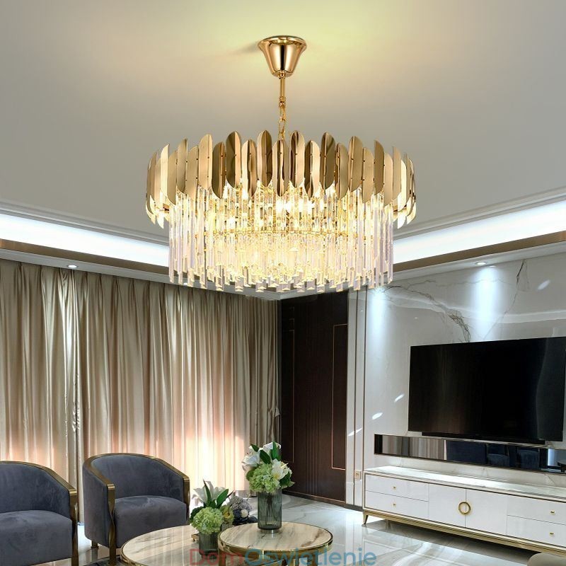 Piękna lampa wisząca K9 Crystal Ceiling Light