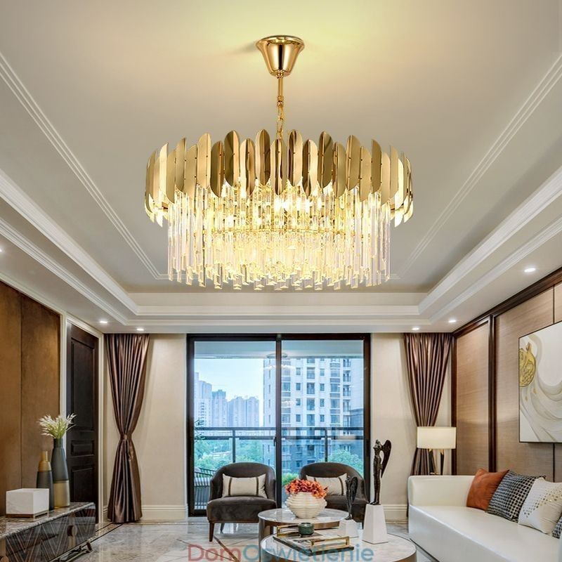 Piękna lampa wisząca K9 Crystal Ceiling Light