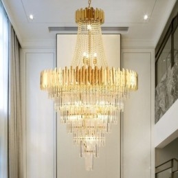 Przepiękna lampa wisząca kryształowa lampa sufitowa