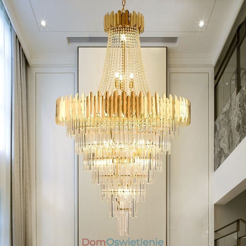 Przepiękna lampa wisząca kryształowa lampa sufitowa