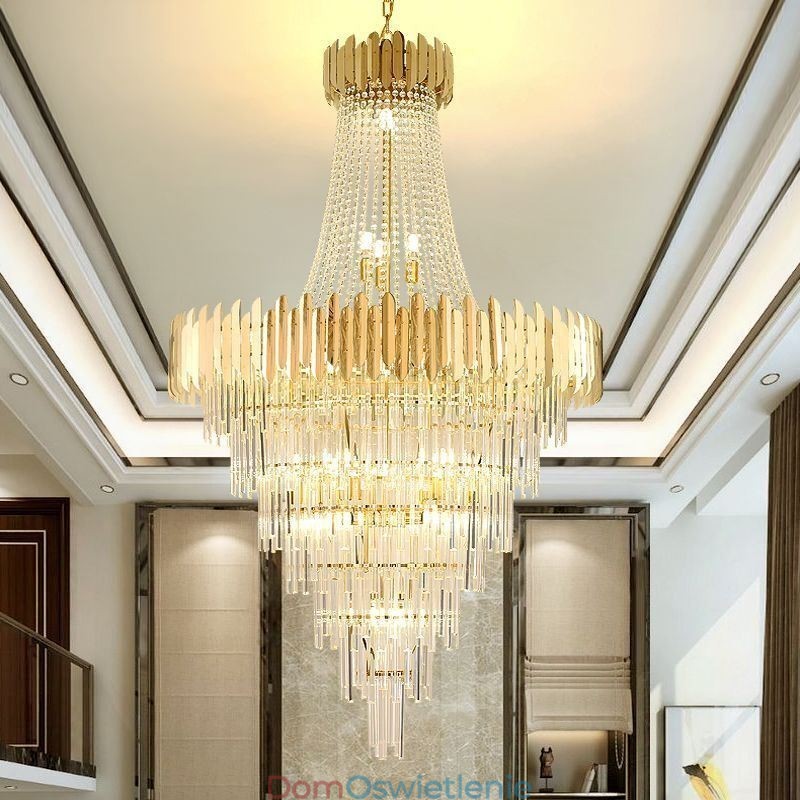 Przepiękna lampa wisząca kryształowa lampa sufitowa
