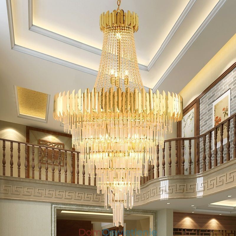 Przepiękna lampa wisząca kryształowa lampa sufitowa