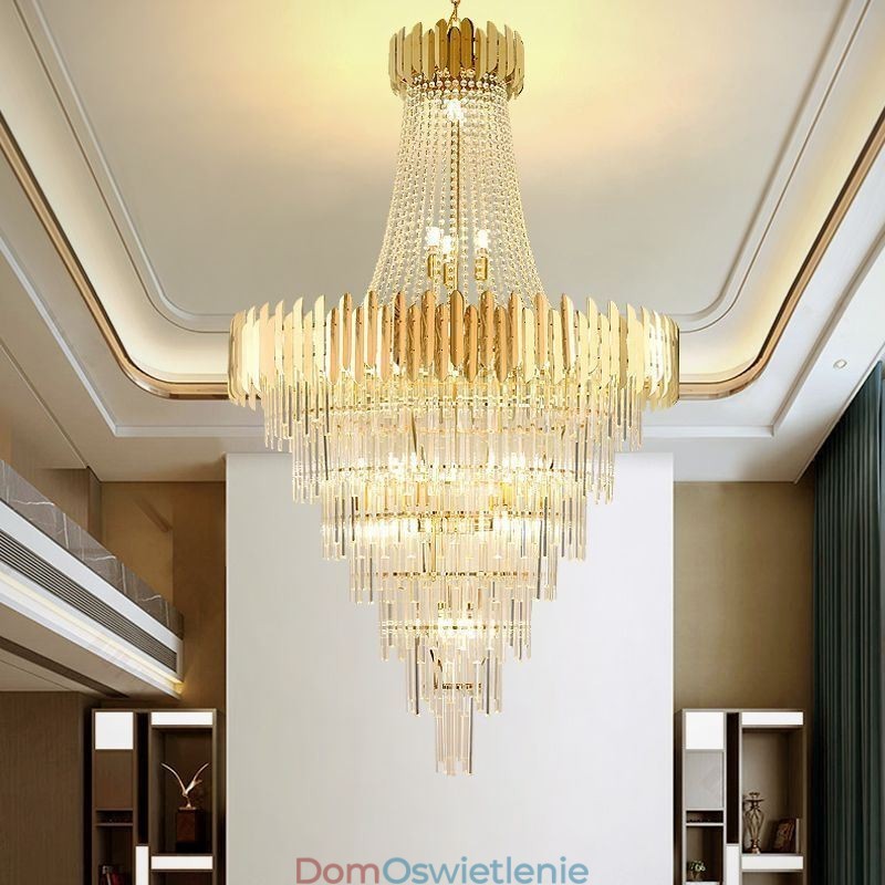 Przepiękna lampa wisząca kryształowa lampa sufitowa