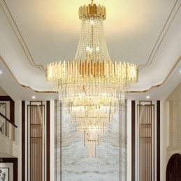 Przepiękna lampa wisząca kryształowa lampa sufitowa