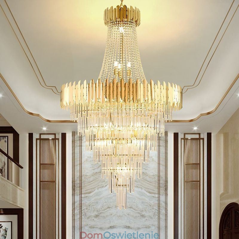 Przepiękna lampa wisząca kryształowa lampa sufitowa