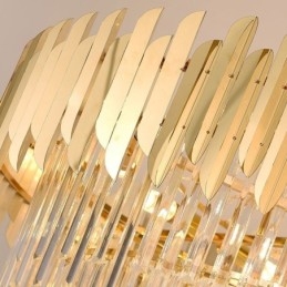 Przepiękna lampa wisząca kryształowa lampa sufitowa