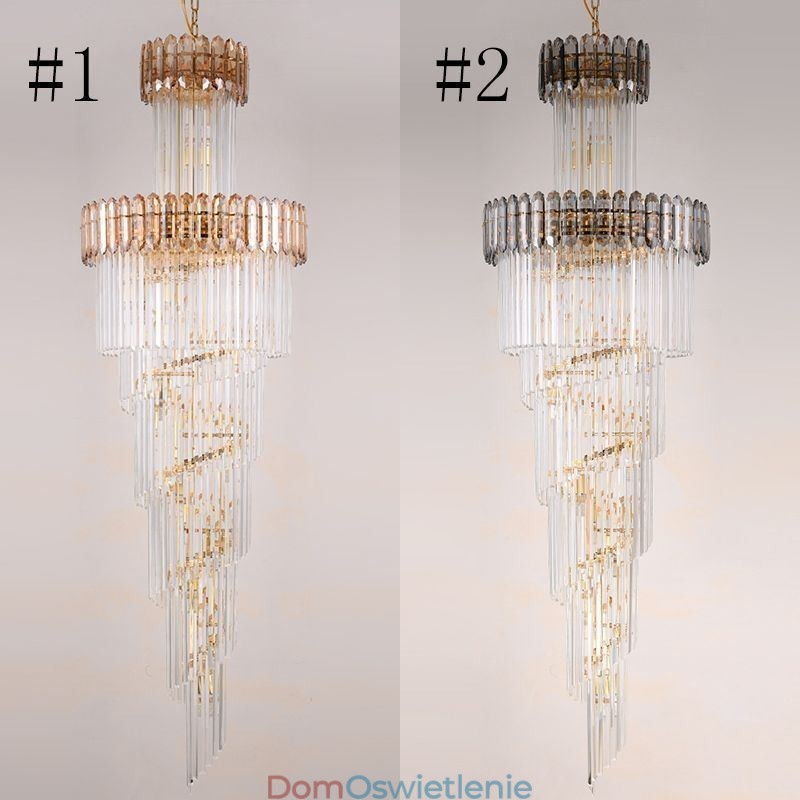 Nowoczesna kryształowa luksusowa lampa wisząca lampa wisząca