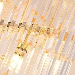 Nowoczesna lampa wisząca kryształowa K9, sufitowa oprawa oświetleniowa