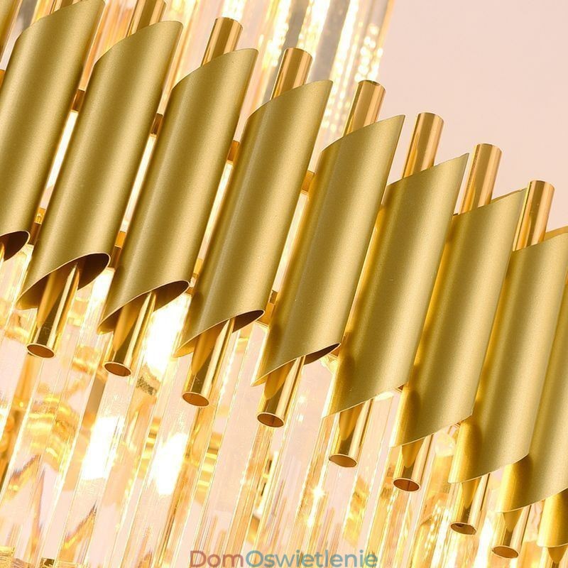 Nowoczesna lampa wisząca kryształowa K9, sufitowa oprawa oświetleniowa