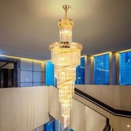 Luksusowa lampa wisząca Duża lampa wisząca 12 16 18 świateł