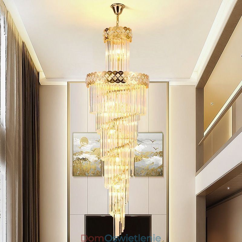 Luksusowa lampa wisząca Duża lampa wisząca 12 16 18 świateł