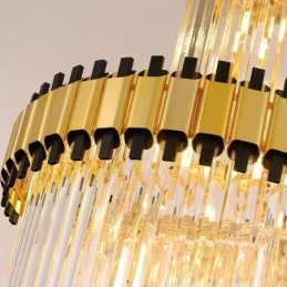 Kryształowa lampa wisząca Nowoczesna spektakularna lampa sufitowa K9
