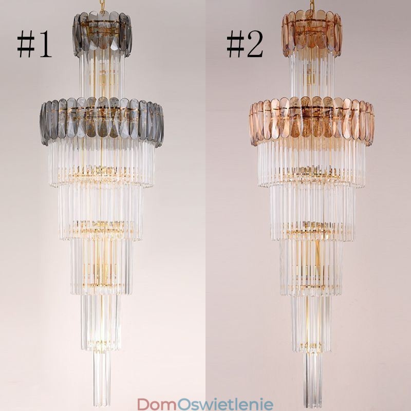 Europejska lampa wisząca Nowoczesna spektakularna lampa sufitowa K9