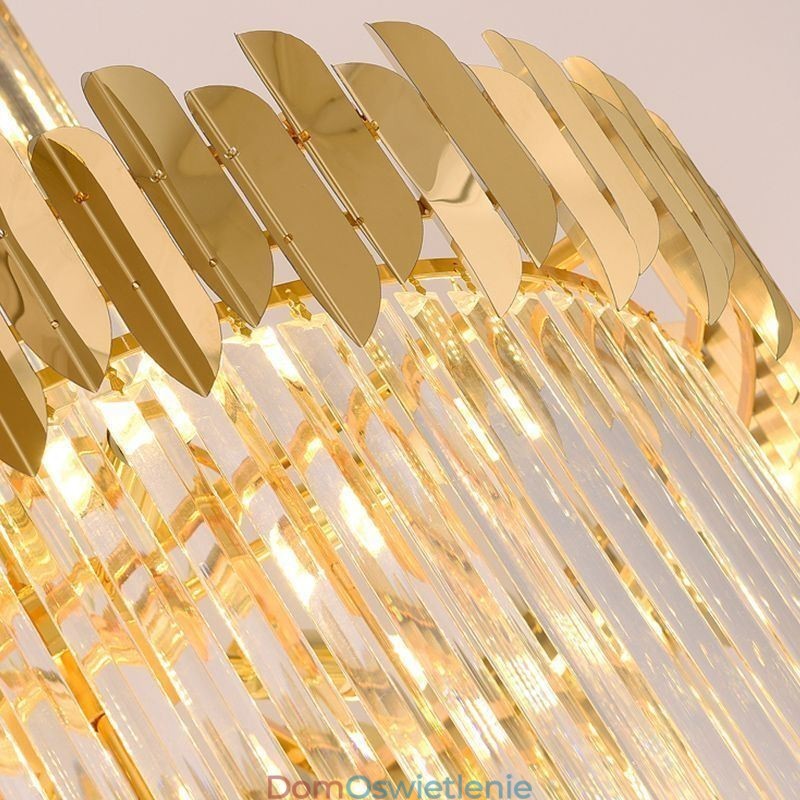 Nowoczesna kryształowa lampa sufitowa lampa wisząca jadalnia przedpokój