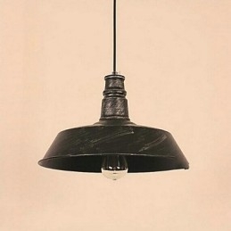 Nowoczesna lampa wisząca w okrągłym kloszu