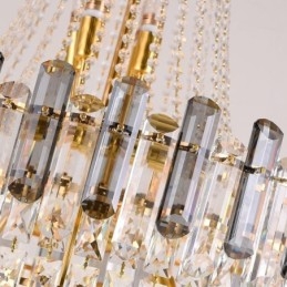 Nowoczesna Elegancka Kryształowa Lampa Wisząca Stożkowa Lampa Wisząca