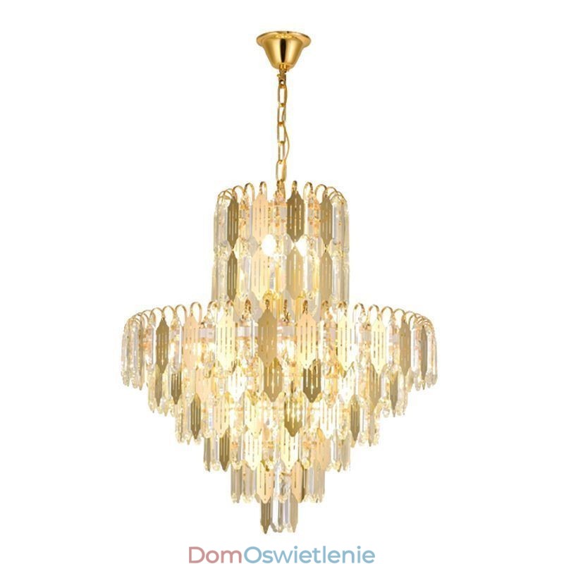 Nowoczesna kryształowa lampa wisząca, współczesna lampa sufitowa