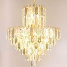 Nowoczesna kryształowa lampa wisząca, współczesna lampa sufitowa