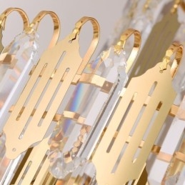 Nowoczesna kryształowa lampa wisząca, współczesna lampa sufitowa