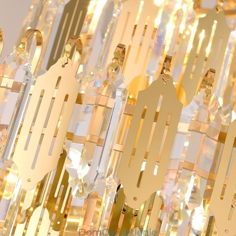 Nowoczesna kryształowa lampa wisząca, współczesna lampa sufitowa