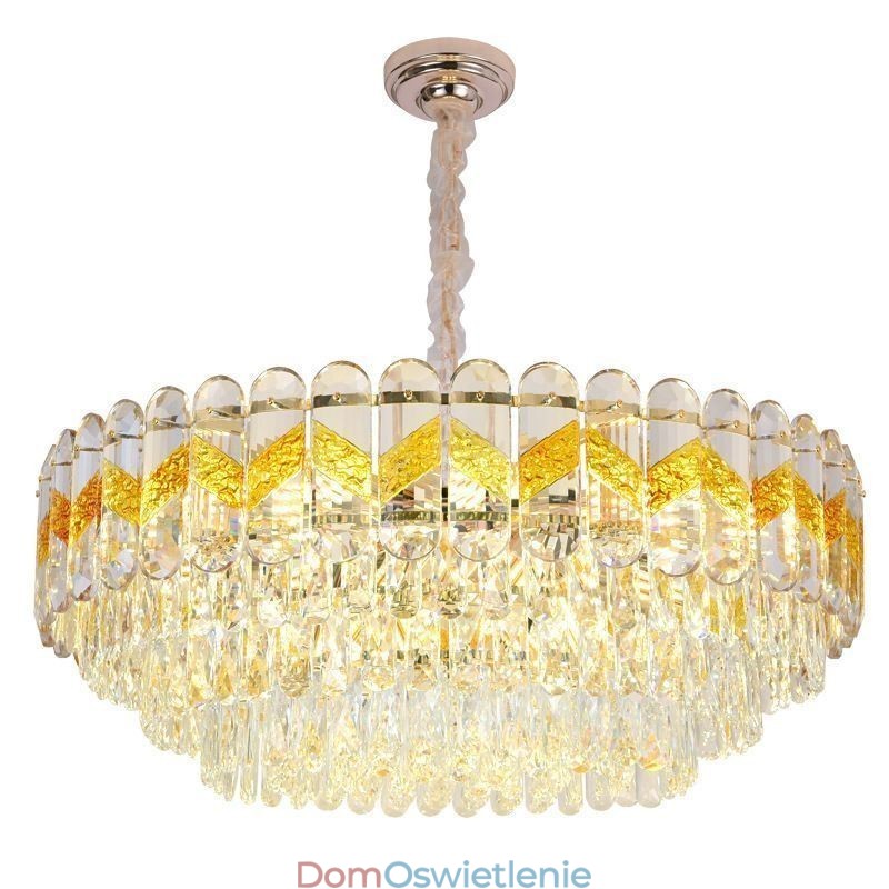 Luksusowa lampa wisząca kryształowa lampa sufitowa 9 12 16 świateł