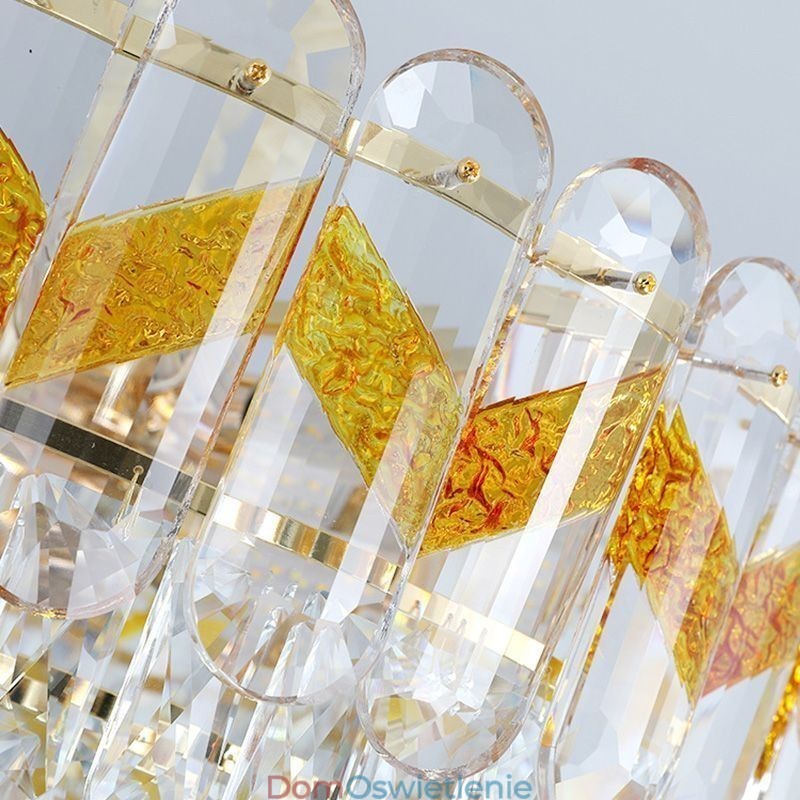 Luksusowa lampa wisząca kryształowa lampa sufitowa 9 12 16 świateł