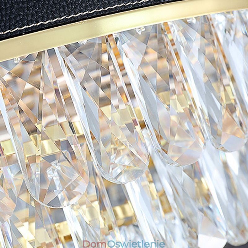 Nowoczesna lampa wisząca kryształowa lampa sufitowa 9 12 16 świateł