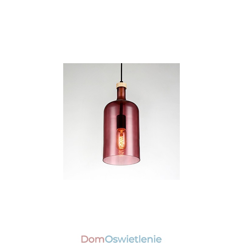 Żyrandol Nowoczesna lampa wisząca z kloszem szklanym